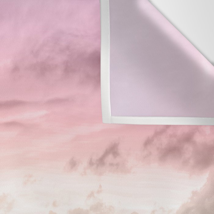Pastel Beach Sunset Wall Tapestry Gallery Image 3