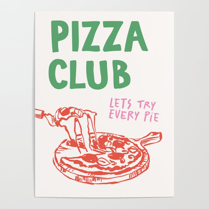 Pizza Club Poster