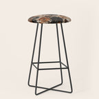 LEOPARD AND FLORAL NIGHT PATTERN Stool Gallery Image 1
