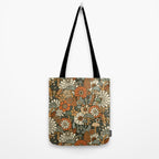 Mushroom Butterfly Garden Tote Bag Gallery Image 2