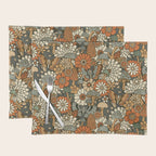 Mushroom Butterfly Garden Placemat Gallery Image 1