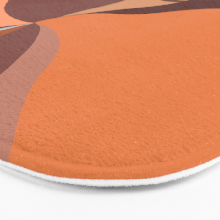 Girl Power - Earthy Rainbow Hair Bath Mat Gallery Image 3