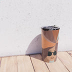 Girl Power - Earthy Rainbow Hair Travel Mug Gallery Image 4
