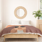 Girl Power - Earthy Rainbow Hair Duvet Cover Gallery Image 3