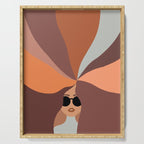Girl Power - Earthy Rainbow Hair Serving Tray Gallery Image 1