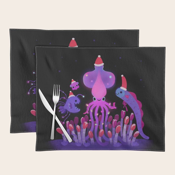 Christmas in the deep sea Placemat Gallery Image 1