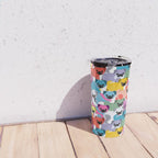 Colored Pugs Pattern - no1 Travel Mug Gallery Image 4