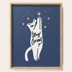 Stay Curious Cat Serving Tray Gallery Image 1