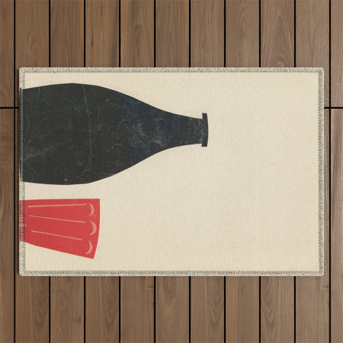 Bottle and Tumblr Outdoor Rug Gallery Image 1