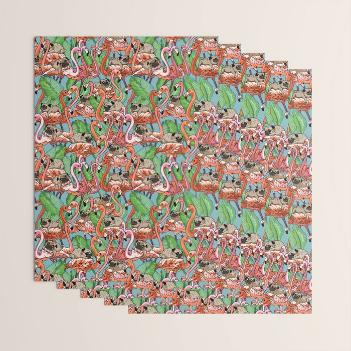 Flamingo Party Wrapping Paper Gallery Image 3