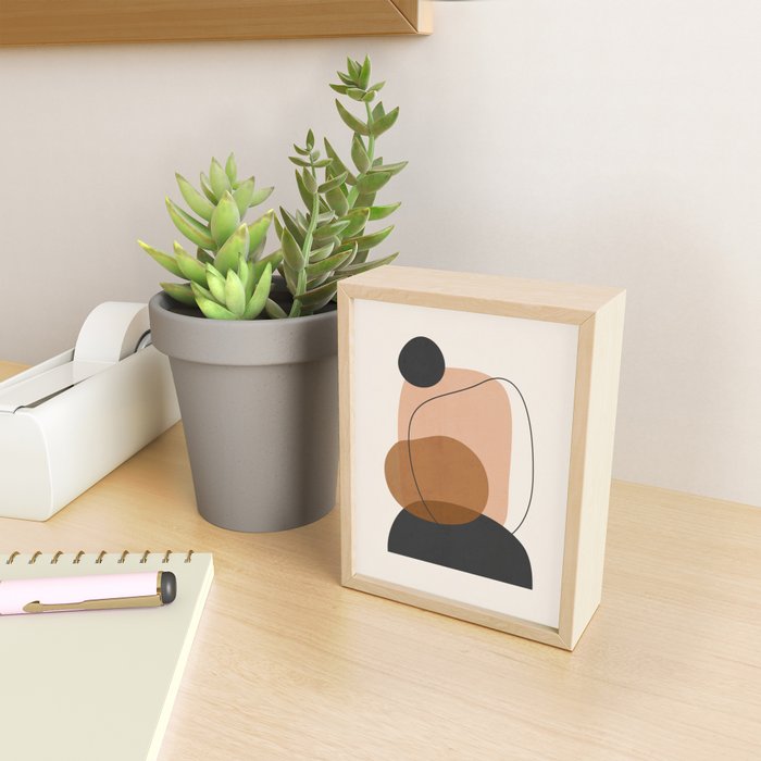 Minimal Abstract Art 12 Mini Art Print Gallery Image 2