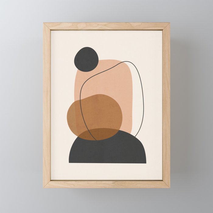 Minimal Abstract Art 12 Mini Art Print Gallery Image 1