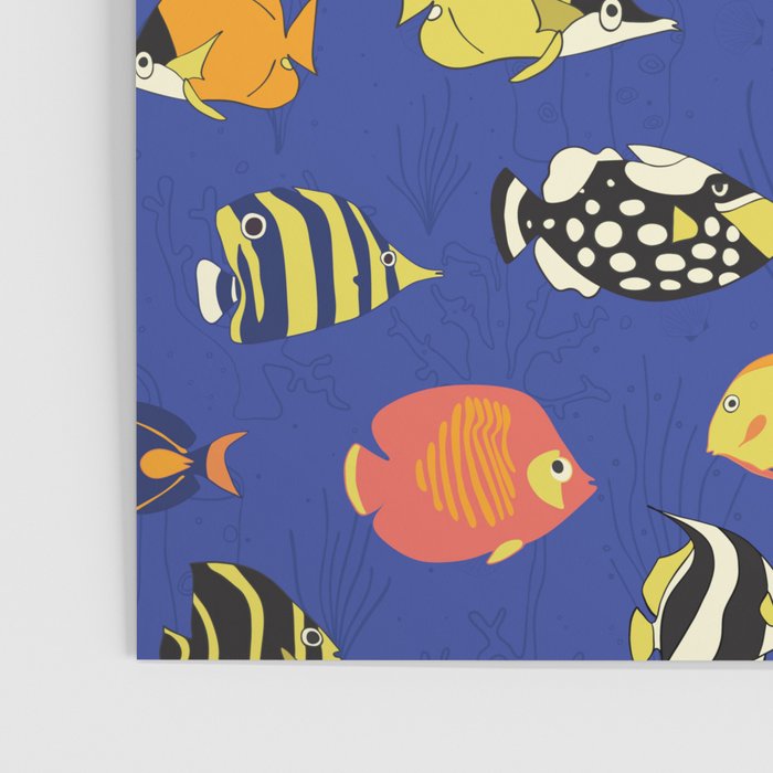 Exotic School Of Reef Fish Poster Gallery Image 3