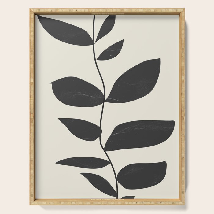 minimal plant Serving Tray Gallery Image 1