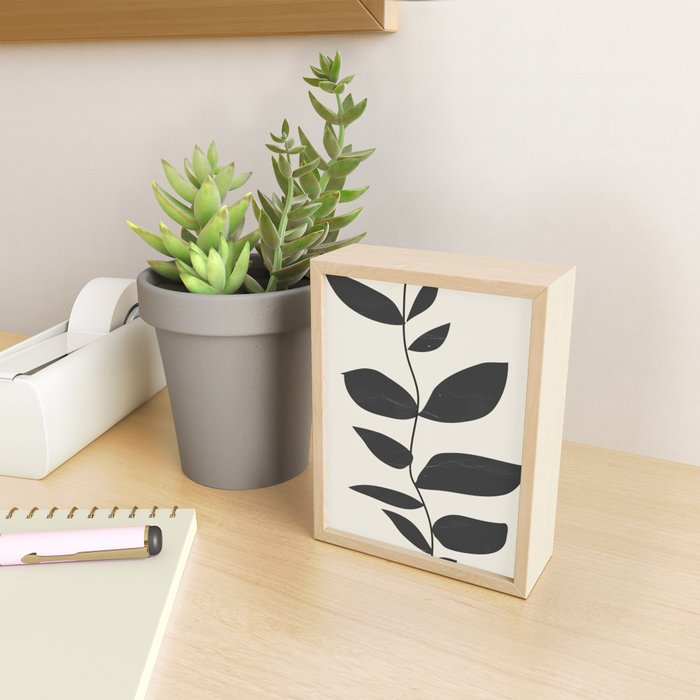minimal plant Mini Art Print Gallery Image 2