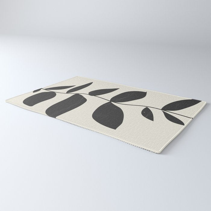 minimal plant Rug Gallery Image 3