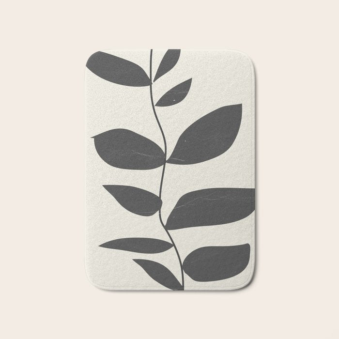 minimal plant Bath Mat Gallery Image 1