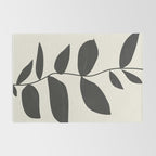 minimal plant Rug Gallery Image 2