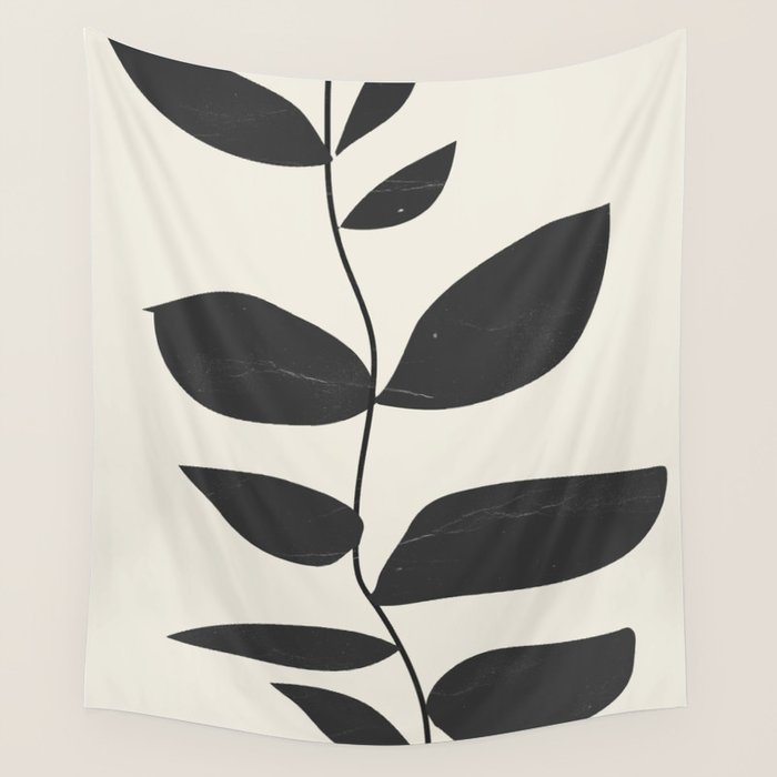 minimal plant Wall Tapestry Gallery Image 4