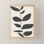 minimal plant Mini Art Print Gallery Image 1