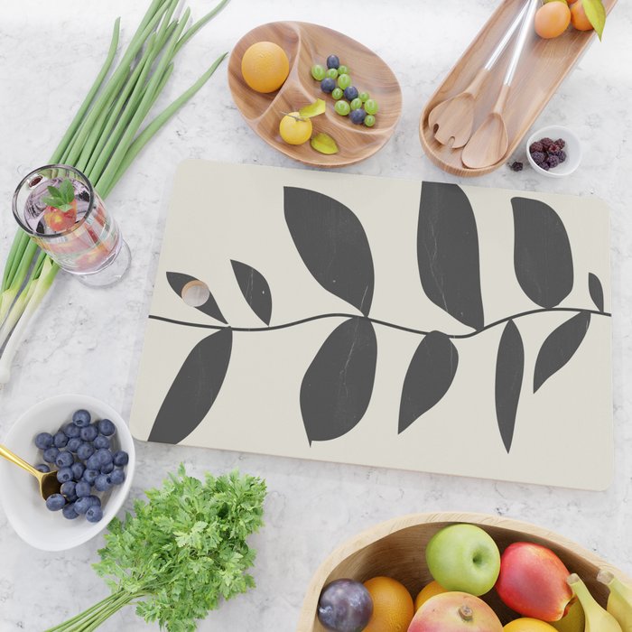 minimal plant Cutting Board Gallery Image 2