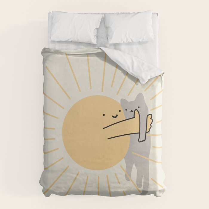 Have a Meowvelous Day Duvet Cover Gallery Image 1