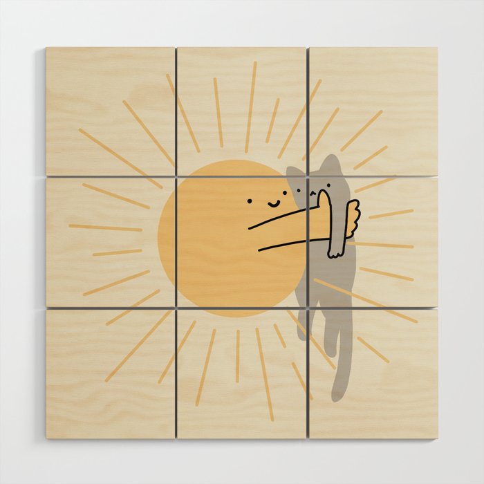 Have a Meowvelous Day Wood Wall Art Gallery Image 1