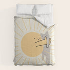 Have a Meowvelous Day Comforter Gallery Image 6