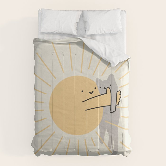 Have a Meowvelous Day Comforter Gallery Image 6