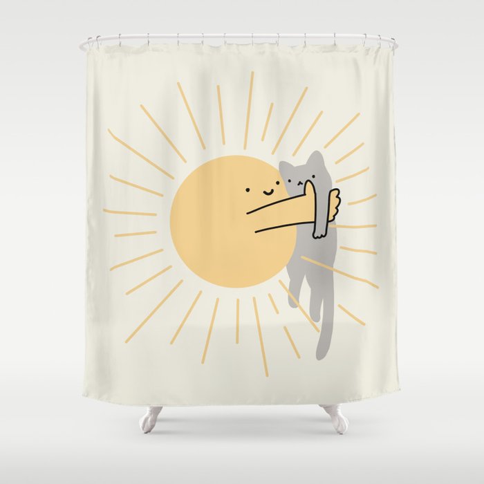 Have a Meowvelous Day Shower Curtain Gallery Image 1