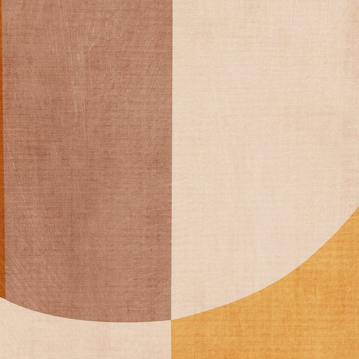 Terracotta Tones Modern Geometric Abstract Artwork Coffee Mug Gallery Image 2