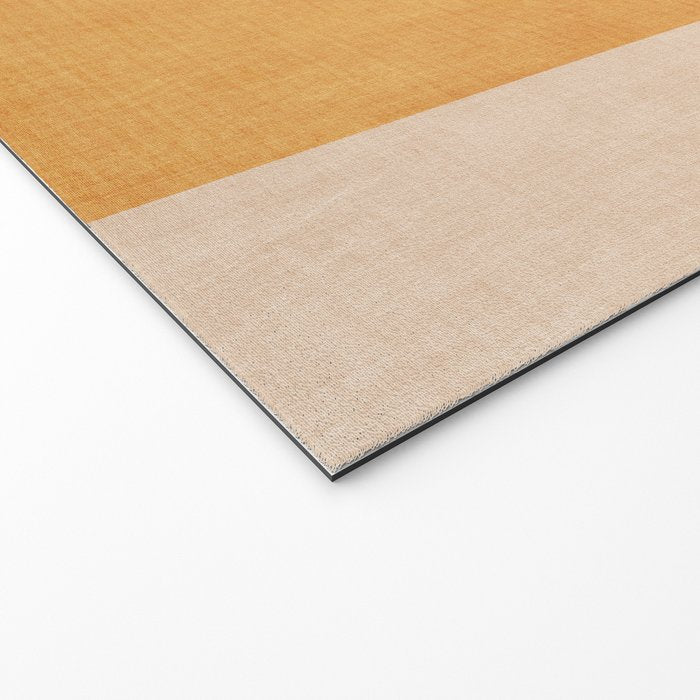 Terracotta Tones Modern Geometric Abstract Artwork Welcome Mat Gallery Image 2