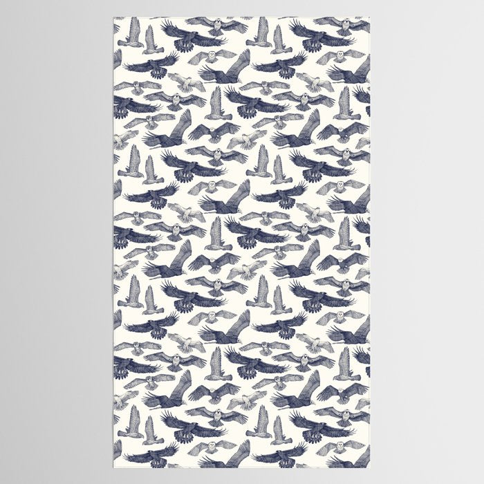 birds of prey blue Tablecloth Gallery Image 2
