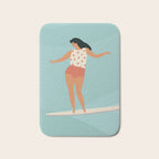 Surf girl Bath Mat Gallery Image 1