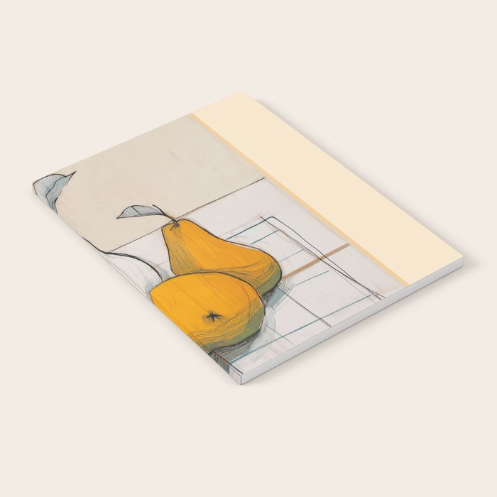 Modern Pear Still Life Notebook Gallery Image 2