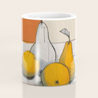 Modern Pear Still Life Coffee Mug Gallery Image 4