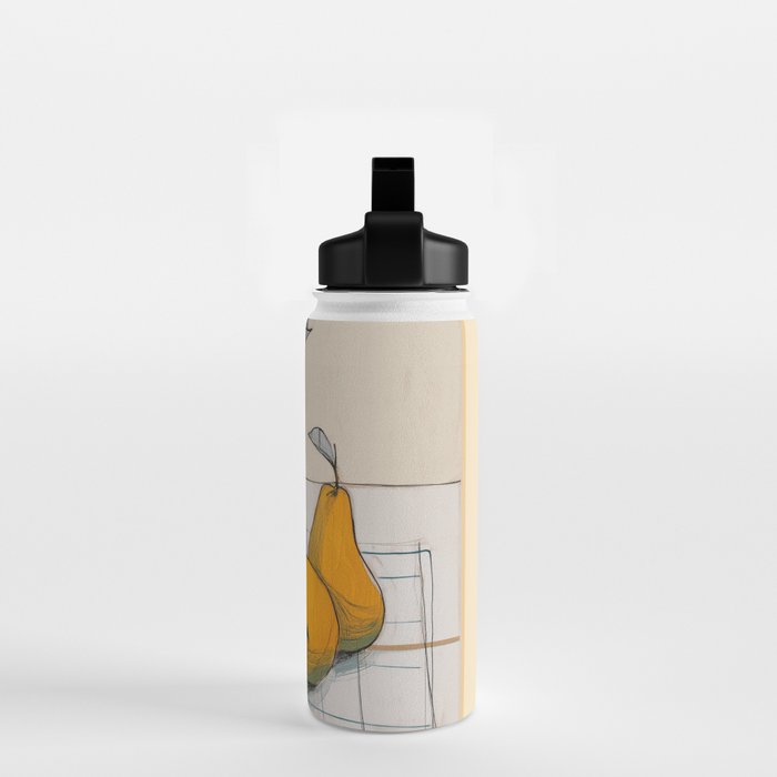 Modern Pear Still Life Water Bottle Gallery Image 2