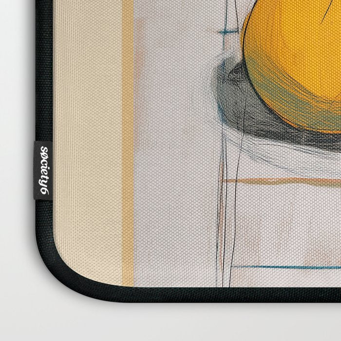 Modern Pear Still Life Laptop Sleeve Gallery Image 3