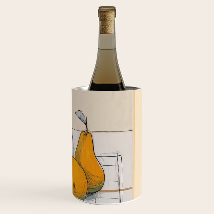 Modern Pear Still Life Wine Chiller Gallery Image 3