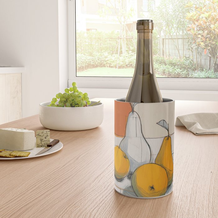 Modern Pear Still Life Wine Chiller Gallery Image 4