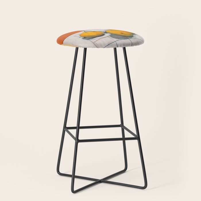 Modern Pear Still Life Stool Gallery Image 1
