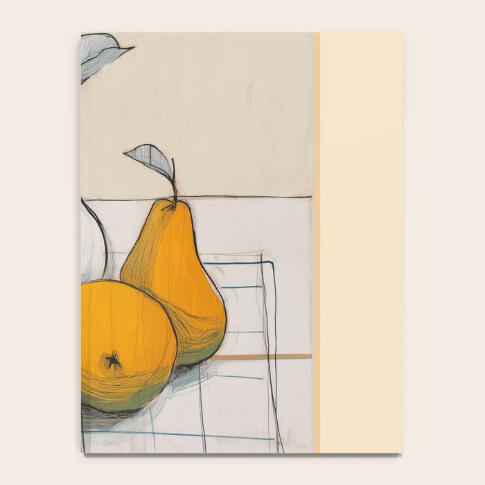 Modern Pear Still Life Notebook Gallery Image 4