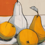 Modern Pear Still Life Coffee Mug Gallery Image 2