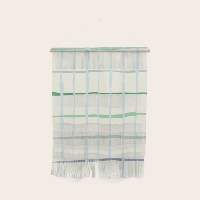 Summer lines mint Wall Hanging Gallery Image 1