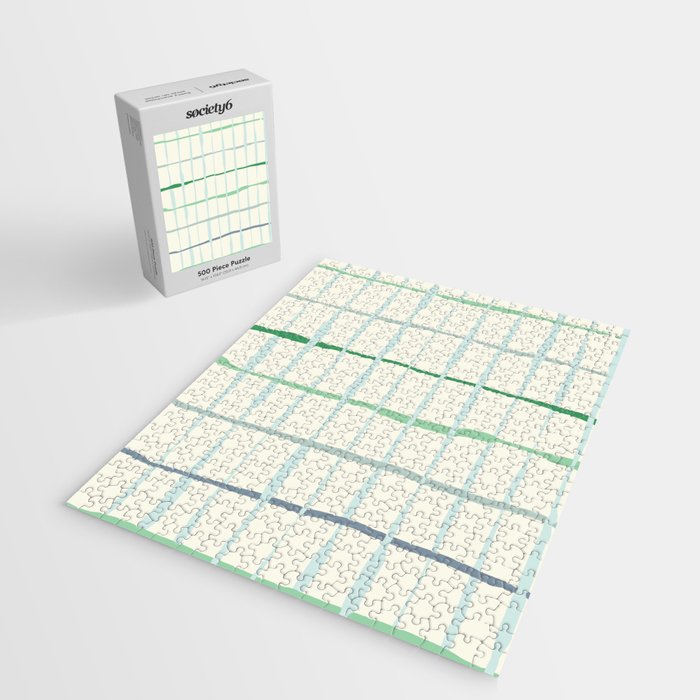 Summer lines mint Jigsaw Puzzle Gallery Image 2