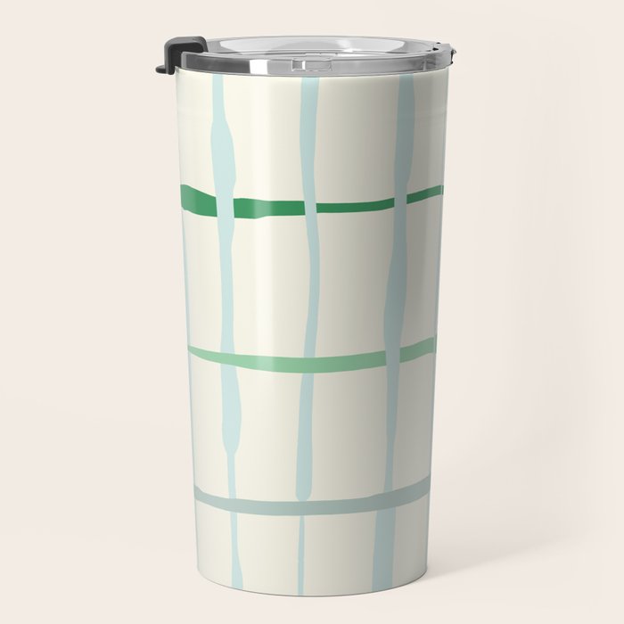 Summer lines mint Travel Mug Gallery Image 3