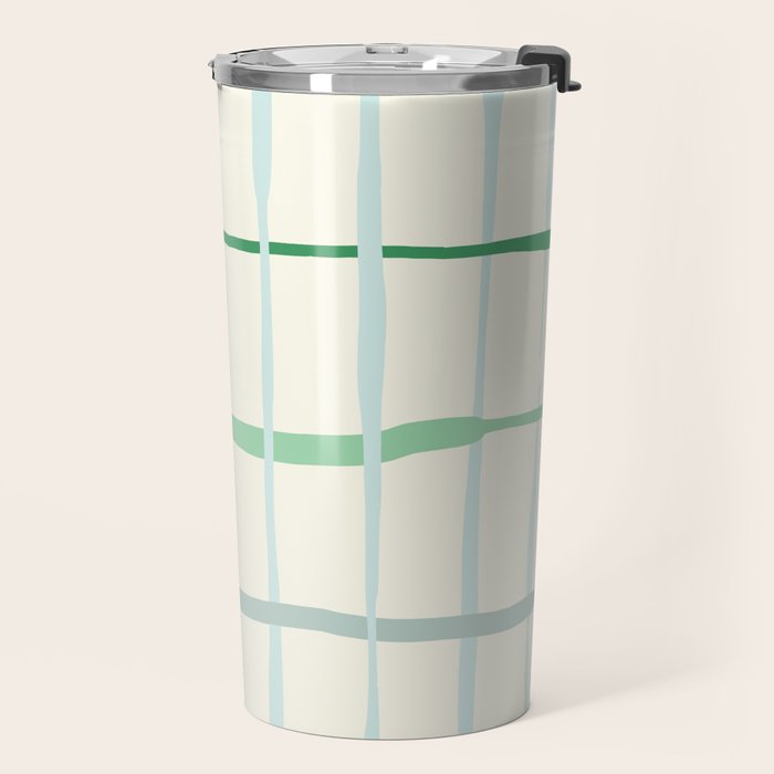 Summer lines mint Travel Mug Gallery Image 2