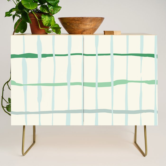 Summer lines mint Credenza Gallery Image 1