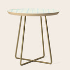 Summer lines mint Side Table Gallery Image 1