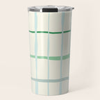 Summer lines mint Travel Mug Gallery Image 1